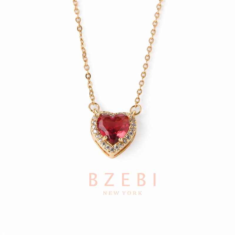 bzebi-สร้อยคอ-สแตนเลส-แฟชั่น-ทอง-18k-จี้รูปหัวใจ-เครื่องประดับ-สไตล์เกาหลี-สําหรับผู้หญิง-975n