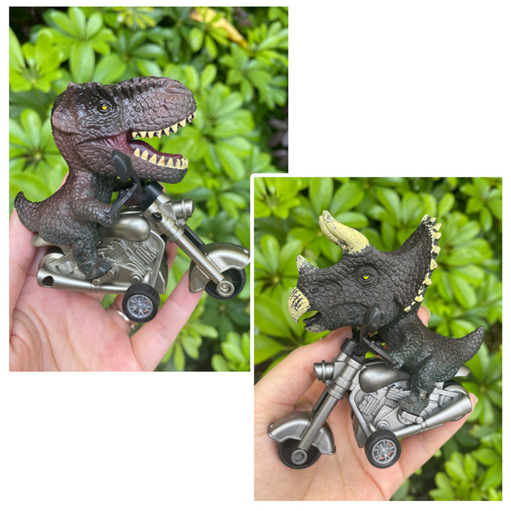 tyrannosaurus-rex-ไดโนเสาร์ของเล่นสำหรับเด็กสัตว์หัวรถจักรจำลองขี่มอเตอร์ไซค์เฉื่อย