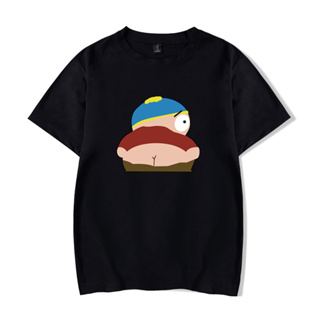 เสื้อยืดแขนสั้น ผ้าฝ้าย พิมพ์ลายการ์ตูน South Park สไตล์ฮิปฮอป ขนาดใหญ่ สําหรับผู้ชาย และผู้หญิง ไซซ์ S - 6XL 1652C