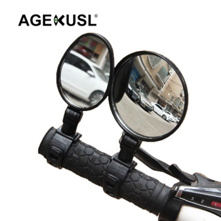 Agekusl กระจกมองหลัง หมุนได้ 360 องศา ปรับได้ สําหรับติดแฮนด์รถจักรยาน MTB