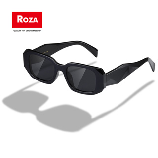 Roza แว่นตากันแดด กรอบสี่เหลี่ยม เหมาะกับใส่กลางแจ้ง แฟชั่นสําหรับผู้ชาย และผู้หญิง UV400 AE1307