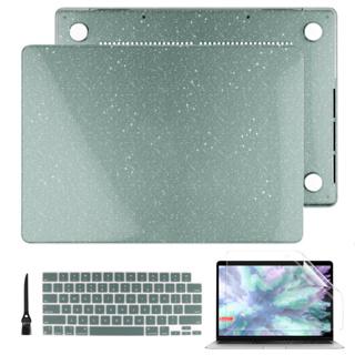 เคส 3 in 1 พร้อมตัวป้องกันคีย์บอร์ด และตัวป้องกันหน้าจอ สําหรับ MacBook M1 M2 chip A2681 M1 A2337 A2338 Air 13 A2179 A1932 Touch id Pro 13 A2251 A2289 A1708