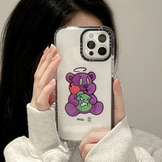 เคสโทรศัพท์มือถือ TPU หนา กันกระแทก ลายหมีบูม สําหรับ iPhone 11 14 13 12 11 X 8 7 6 SE