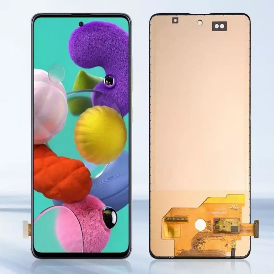 Oled สําหรับ Samsung Galaxy A51 A515 จอแสดงผล LCD A515F A515F/DS A515FD ...