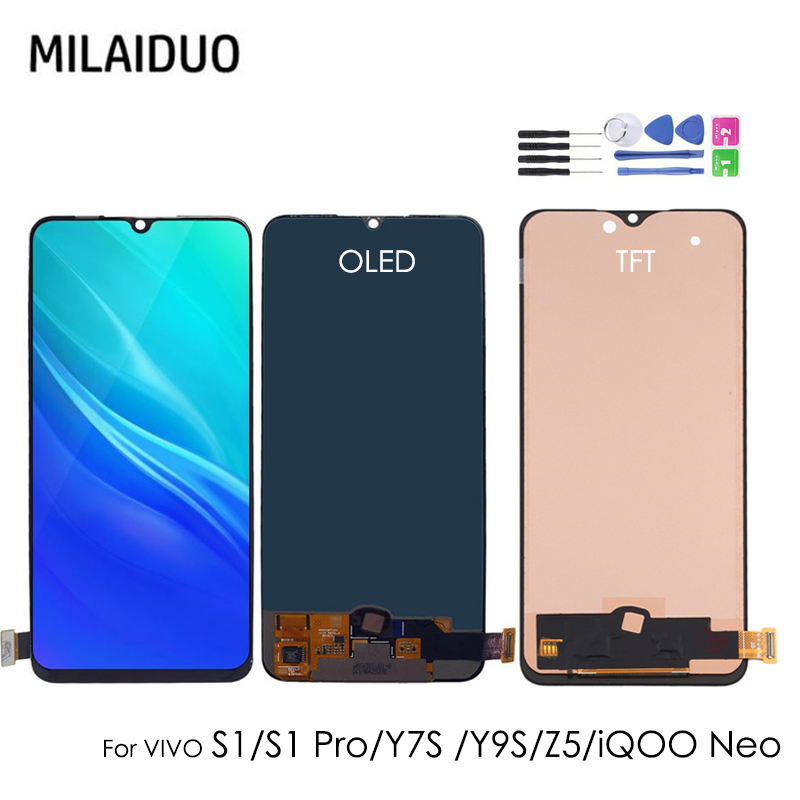 หน้าจอแสดงผล TFT OLED สําหรับ VIVO S1 1907 S1 PRO 1920