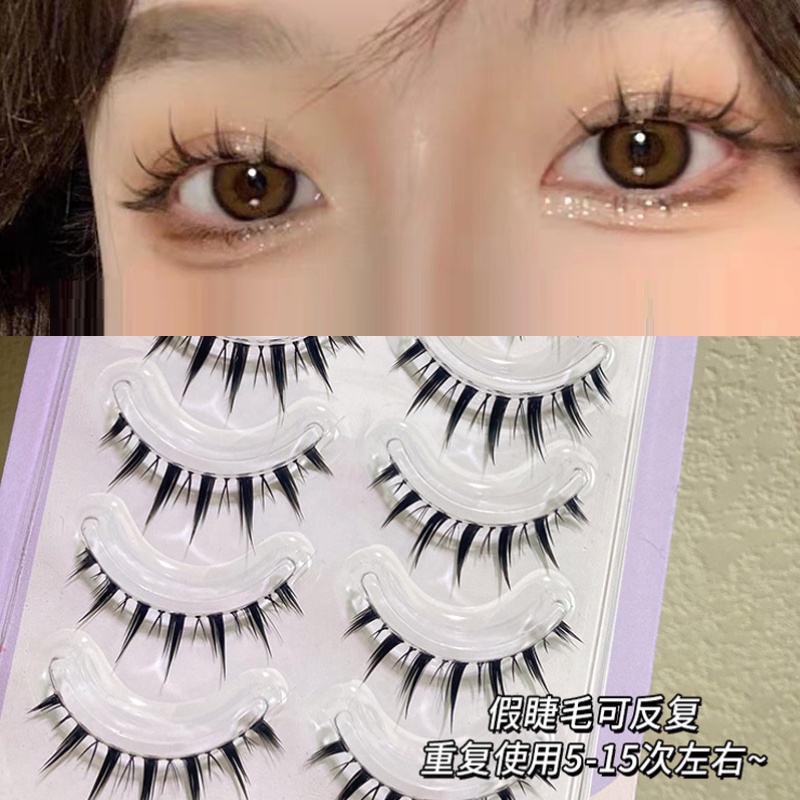 ภาพสินค้าชุดต่อขนตาถาวร ขนตาสไตล์เกาหลี ขนตาแกนใส ขนตาปลอม พร้อมส่งในไทย จากร้าน dongcheng2019.th บน Shopee ภาพที่ 1