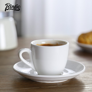 Bincoo Italian Espresso Cup ชุดถ้วยกาแฟเซรามิคพิเศษ ขนาด 80 มล. แบบมืออาชีพ