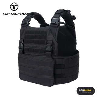 Toptacpro เสื้อกั๊กยุทธวิธี AFPC Plate Carrier Modular Armor Fast Release Military MOLLE Vest 8302