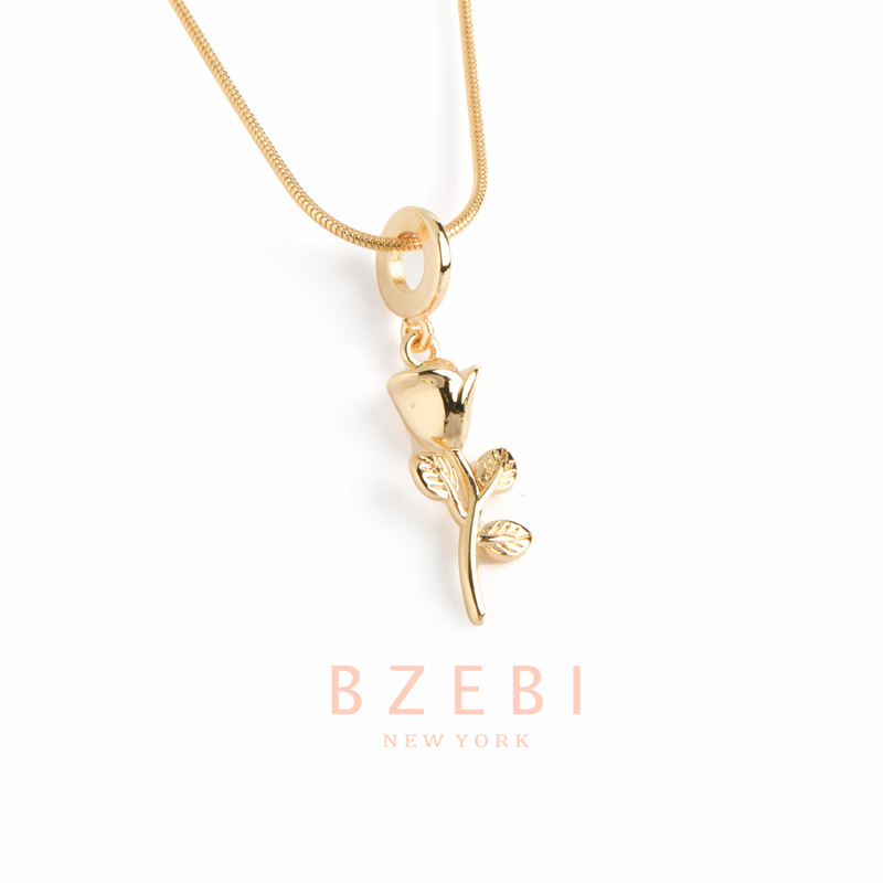 bzebi-สร้อยคอแฟชั่น-สแตนเลส-ทิวลิป-ทองคํา-ทอง-เครื่องประดับ-necklace-ไม่ลอกไม่ดํา-ผู้หญิง-ปรับได้-สําหรับผู้หญิง-1179n
