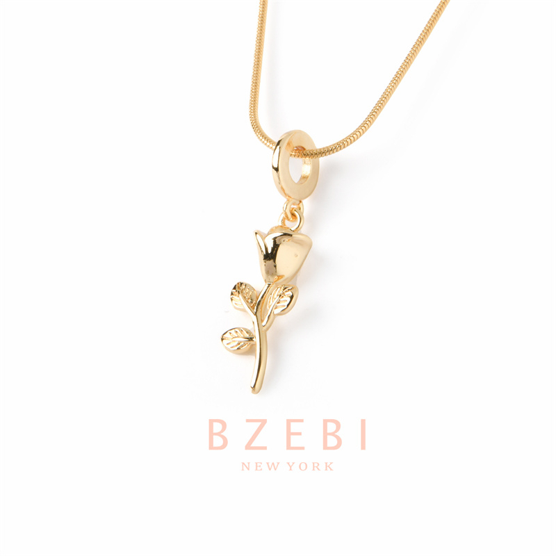 bzebi-สร้อยคอแฟชั่น-สแตนเลส-ทิวลิป-ทองคํา-ทอง-เครื่องประดับ-necklace-ไม่ลอกไม่ดํา-ผู้หญิง-ปรับได้-สําหรับผู้หญิง-1179n