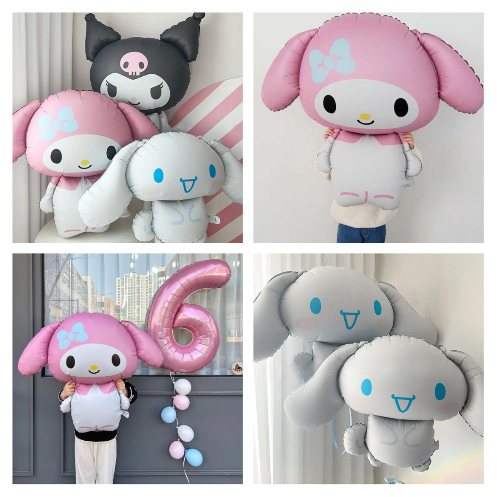 ลูกโป่งฮีเลียมฟอยล์อลูมิเนียม-รูปการ์ตูน-sanrio-kuromi-my-melody-cinnamoroll-ขนาดใหญ่-สําหรับตกแต่งงานปาร์ตี้