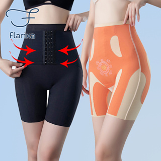 Flarixa 5D Shapewear กางเกงในผู้หญิง ยาง แบน หน้าท้อง คาดเอว กางเกงคอร์เซ็ท หลังคลอด ก้นยก ความปลอดภัย กางเกงขาสั้น กระชับสัดส่วน หน้าท้อง เอวสูง เทรนเนอร์ กระชับสัดส่วน ใต้วงแขน