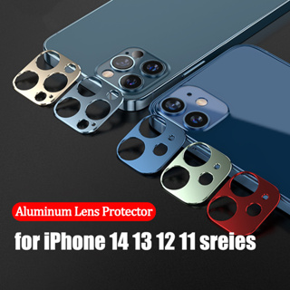 ตัวป้องกันเลนส์กล้อง อลูมิเนียม สําหรับ iPhone 15 14 13 12 11 Pro Pro Max iPhone 14 Plus 12 13 Mini