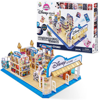 5 Surprise Disney Store Mini Brands Toy Store Playset with 2 Exclusive Minis by ZURU ร้านของเล่นดิสนีย์ 5 ร้าน ขนาดเล็ก พร้อมมินิพิเศษ 2 ชิ้น โดย ZURU