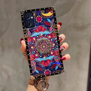 เคสโทรศัพท์มือถือ ลายนูน รูปเพชร สไตล์วินเทจ สําหรับ OPPO A98 A78 A77 A57 A17 A17K A96 A95 A94 A93 A92 A52 A53 A16 A15 A15S A74 A76 A16K A16E