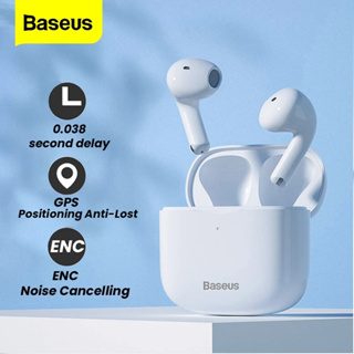 Baseus E3 TWS หูฟังไร้สาย บลูทูธ 5.0 สําหรับ iPhone 13 Pro Max