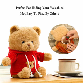 【ตุ๊กตา ของเล่นเด็ก ตุ๊กตาหมีน่ารัก 】ซ่อนหน่วยความจำลับ ตุ๊กตาหมีเท็ดดี้น่ารัก ขนาด 30 ซม. 40 ซม. ⁣⁣⁣⁣กล่องเก็บของ ซ่อนได้ เพื่อความปลอดภัย สําหรับบ้าน สํานักงาน ท่องเที่ยว