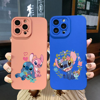 เคสโทรศัพท์มือถือ ขอบสี่เหลี่ยม ลาย Stitch สําหรับ Xiaomi Redmi Note 12 12S 4G Pro 5G 9S 9A 12C