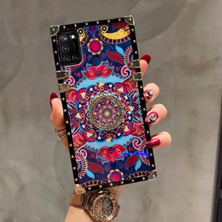 เคสโทรศัพท์มือถือ ลายนูน ประดับเพชร สไตล์วินเทจ สําหรับ Realme C21Y C25Y C15 C25 C20 C11 X 5 5i 5S 6i C17 C35