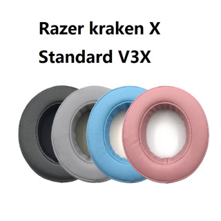 แผ่นครอบหูฟัง แบบเปลี่ยน สําหรับ Razer kraken X Standard V3X