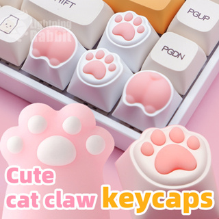 【keycap】แป้นคีย์บอร์ด ESC รูปกรงเล็บแมวน่ารัก สีชมพู สําหรับตกแต่งคีย์บอร์ด