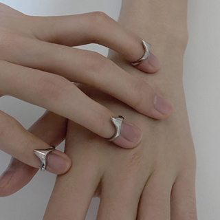 1 ชิ้น ขอบโลหะ หาง แหวน บุคลิกภาพ ที่เรียบง่าย เท่ เปิด แฟชั่น ปลายนิ้ว แหวน สําหรับเด็กผู้หญิง ผู้ชาย ปาร์ตี้ เครื่องประดับ Hangzhi