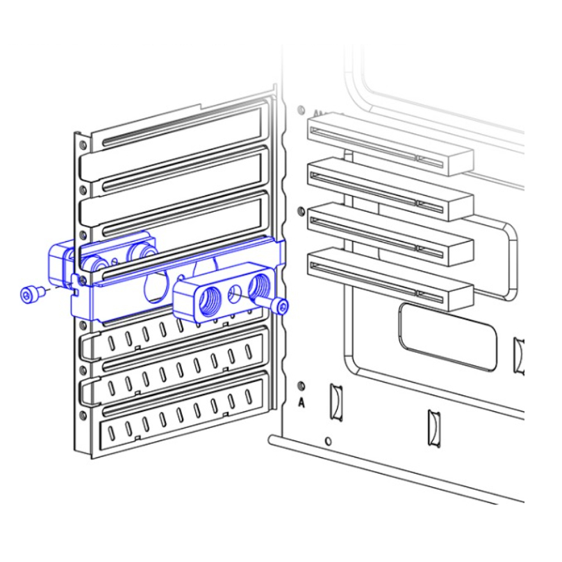 barrow-pci-e-โมดูลแผ่นกั้นที่นั่ง-แบบเจาะทะลุ-สําหรับระบายความร้อนด้วยน้ํา-gjtpc-01