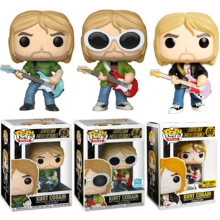 ฟิกเกอร์ Funko Rocks: Kurt Cobain 64 65 66 Pop สําหรับตกแต่งบ้าน