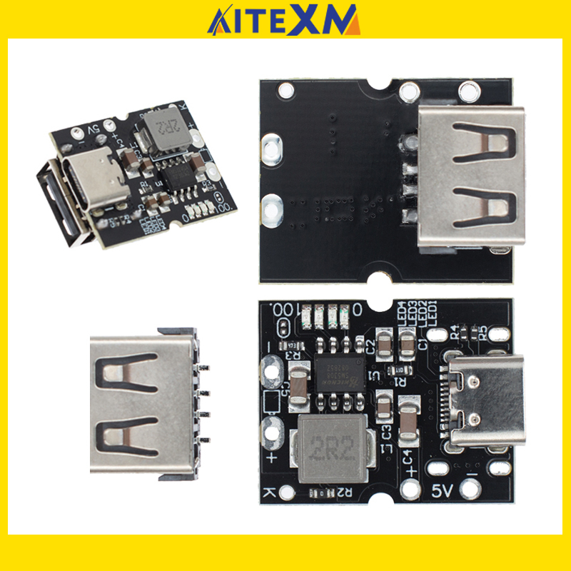 type-c-usb-5v-2a-boost-converter-step-up-โมดูลพลังงานแบตเตอรี่ลิเธียมชาร์จบอร์ดป้องกันจอแสดงผล-led-usb-สําหรับชาร์จ-diy