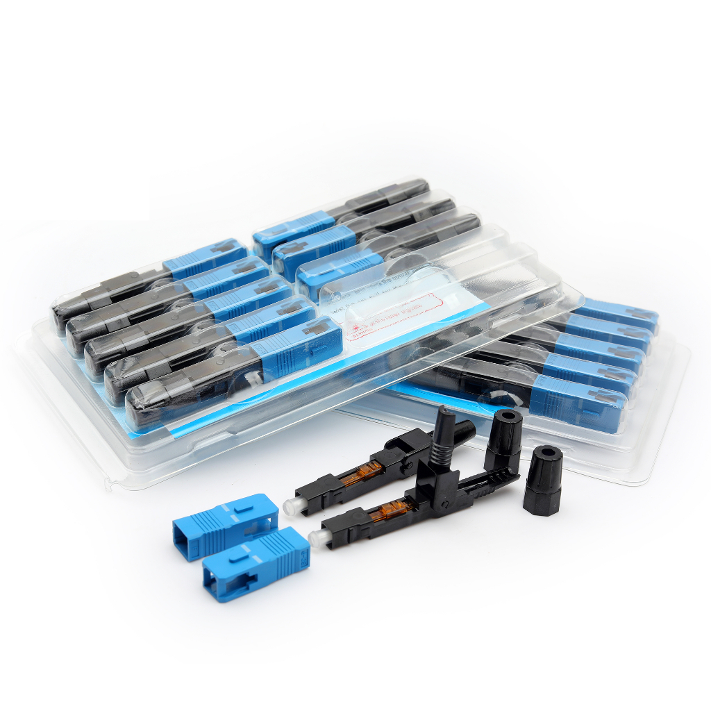 SC UPC ไฟเบอร์ออปติก Quick เย็น UPC Fast Connector ฝังไฟเบอร์ออปติก ...