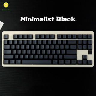 [In stock] minimalist black Keycaps cherry profile PBT Material 143keys