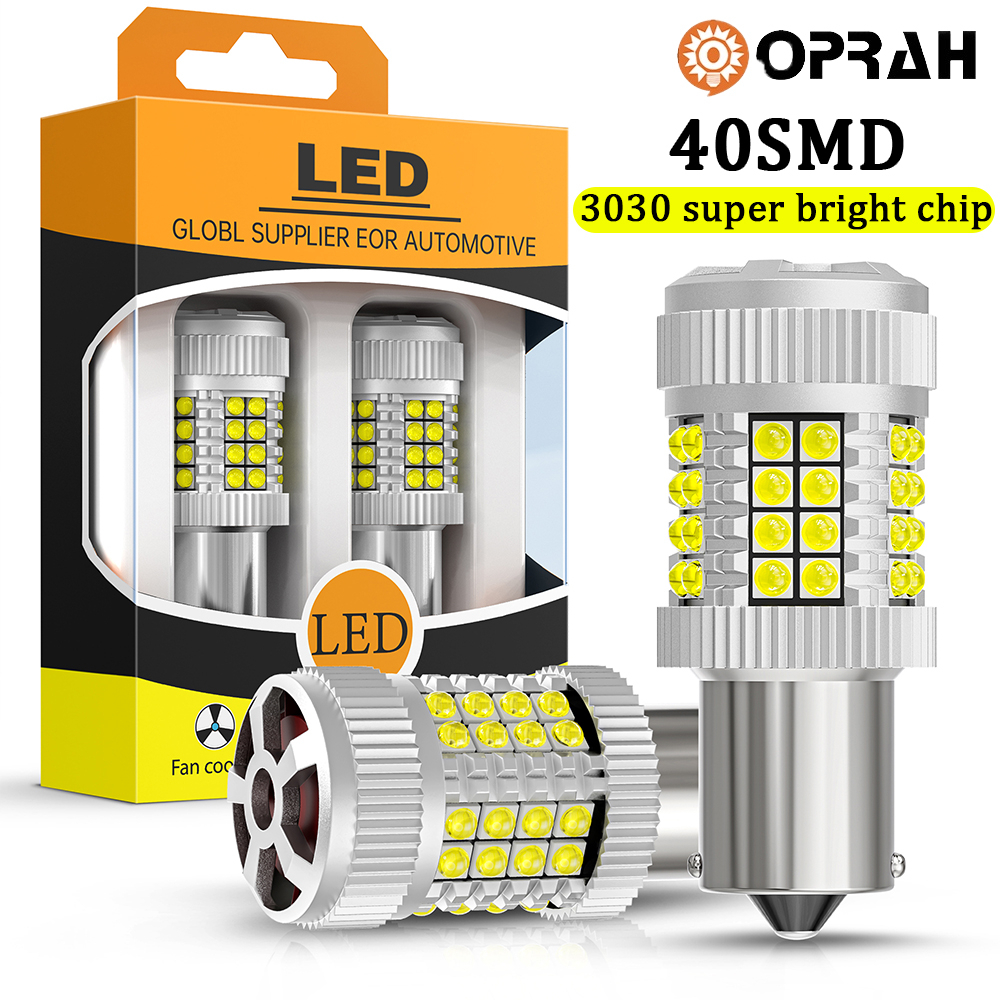 oprah-หลอดไฟเลี้ยว-led-1156-ดวง-1156-bau15s-py21w-1157-bay15d-p21-5w-t20-7440-w21w-7443-w21-5w-3030-40smd-พร้อมพัดลม