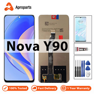 อะไหล่หน้าจอสัมผัส LCD แบบเปลี่ยน สําหรับ HUAWEI NOVA Y90 CTR-LX2 CTR-LX1