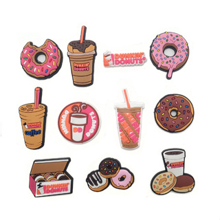 Dunkin DONUTS Croc Jibbitz อุปกรณ์เสริม สําหรับรองเท้า Crocs