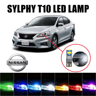 หลอดไฟหน้ารถยนต์ LED ทรงโดม ขนาดเล็ก สําหรับ Nissan Sylphy T10/W5W Mentol Lampu Depan Kecil Tepi Pintu 1 ชิ้น