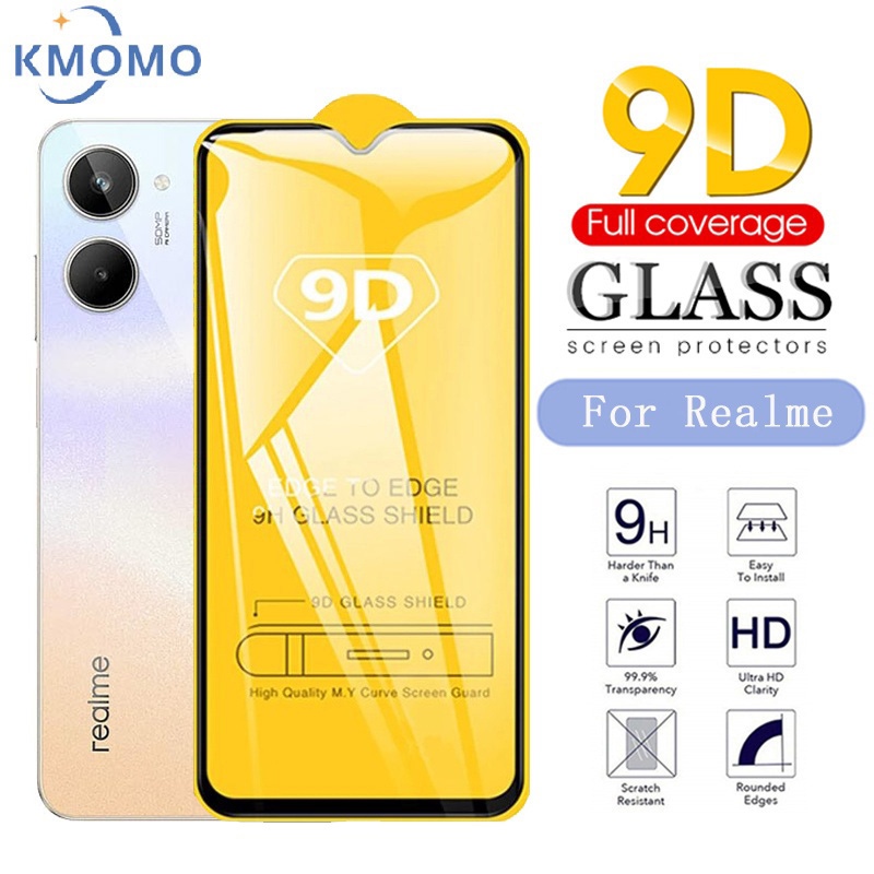 ฟิล์มกระจกกระจกนิรภัยกันรอยหน้าจอ-9d-realme-11-10-pro-9-plus-4g-9i-8-5g-8i-7-7i-6-6i-5-5i-5s-อย่างดี