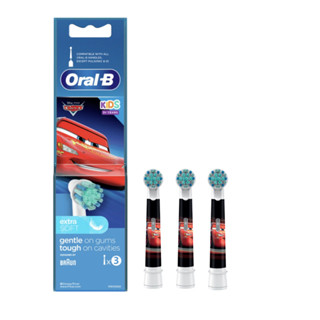 Oral-b หัวแปรงไฟฟ้า แบบเปลี่ยน สําหรับเด็กอายุ 3 ปีขึ้นไป 3 ชิ้น ต่อแพ็ค