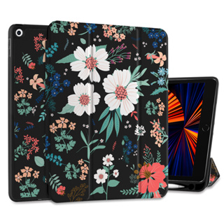 เคสหนัง PU น้ําหนักเบา พร้อมขาตั้ง สามทบ ตั้งได้ สําหรับ iPad 10.2 นิ้ว 9th 8th 7th Gen 2021 2020 2019