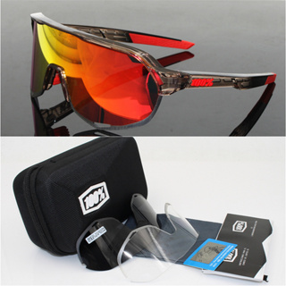 แว่นตากันแดด เลนส์โพลาไรซ์ 100% S2 HD UV400 ป้องกันแสงสะท้อน พร้อม 3 เลนส์ สําหรับขี่จักรยาน เล่นกีฬา กลางแจ้ง