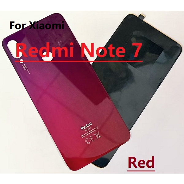 ใหม่-เคสแบตเตอรี่ด้านหลัง-พร้อมโลโก้-และกาว-แบบเปลี่ยน-สําหรับ-xiaomi-redmi-note-7