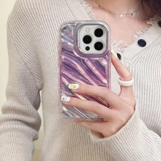 เคสโทรศัพท์มือถือแบบนิ่ม Tpu ลายระลอกน้ํา สําหรับ iPhone 12promax 13promax 14 14promax 14pro 11