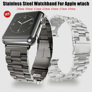 สินค้า สายนาฬิกาข้อมือสเตนเลส สําหรับ Apple Watch 8 7 6 5 4 3 2 1 49 มม. 38 มม. 42 มม. iwatch 40 มม. 44 มม. 45 มม.