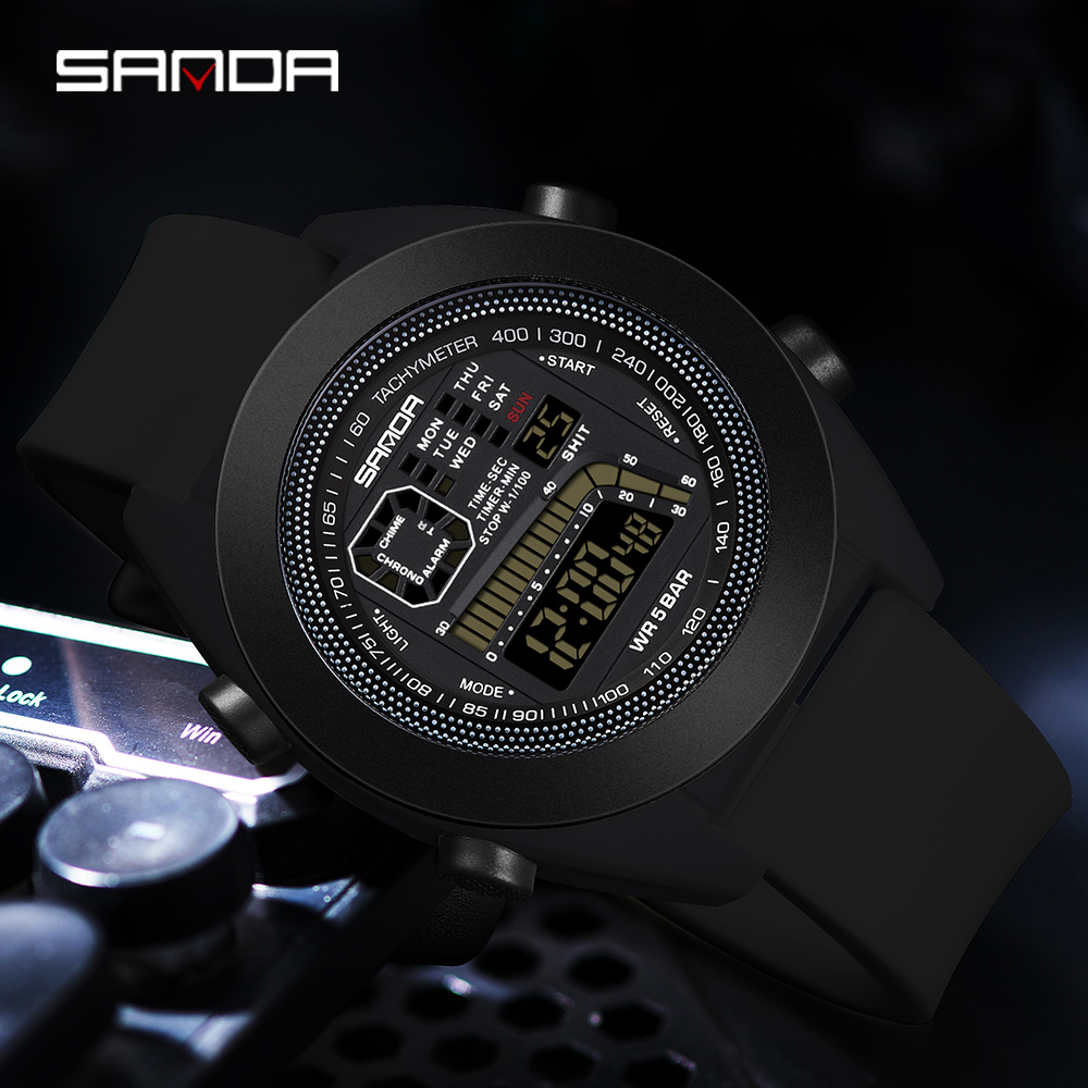 sanda-brand-นาฬิกาข้อมือดิจิทัล-มัลติฟังก์ชั่น-กันน้ํา-แฟชั่นสําหรับผู้ชาย-เหมาะกับการเล่นกีฬากลางแจ้ง