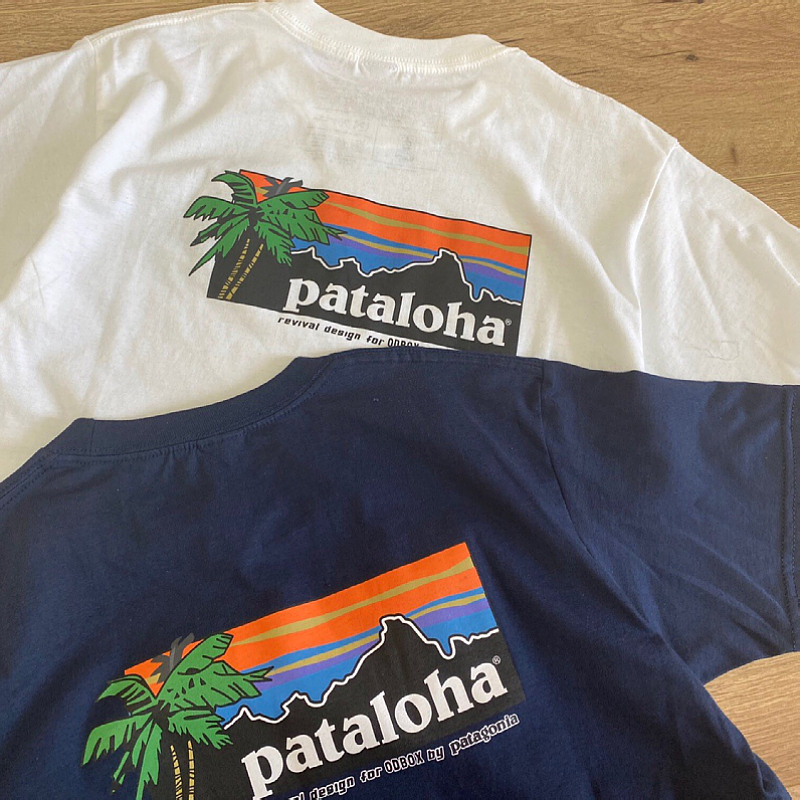 patagonia-เสื้อยืดคอกลม-แขนสั้น-ผ้าฝ้าย-พิมพ์ลาย-ทรงหลวม-อินเทรนด์-สําหรับผู้ชาย