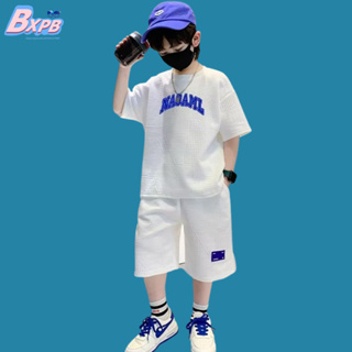 Bxpb- ชุดกีฬา เสื้อแขนสั้น กางเกงขาสั้น สไตล์เกาหลี สําหรับเด็ก 120-170