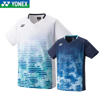 เสื้อกีฬาแบดมินตันแขนสั้น ลายทีม YONEX สําหรับผู้ชาย และผู้หญิง