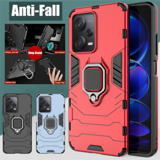 Xiaomi Poco X5 X4 X3 M4 M3 Pro Pro Phone Case Hard Armor Shockproof Casing Phone Stand Holder Magnetic Ring Bracket Stent Cover