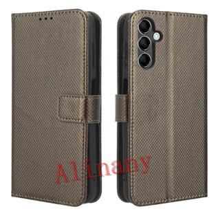 Samsung Galaxy M14 5G เคส PU Leather Case เคสโทรศัพท์ Stand Wallet Samsung M14 5G เคสมือถือ Cover