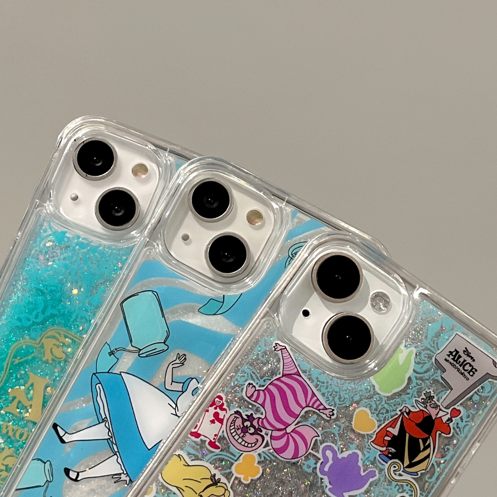 เคสโทรศัพท์มือถือ-กันกระแทก-ลายการ์ตูนอลิซ-สีชมพู-สําหรับ-iphone-6p-7p-8p-xr-xsmax-11-12-13-pro-apple-14-promax