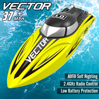 Volantex RC Boat Racing High Speed 2.4GHZ 56kmh Brushless Self-Righting Auto Roll Back Capsize Recovery Reverse Vector SR65 PNP